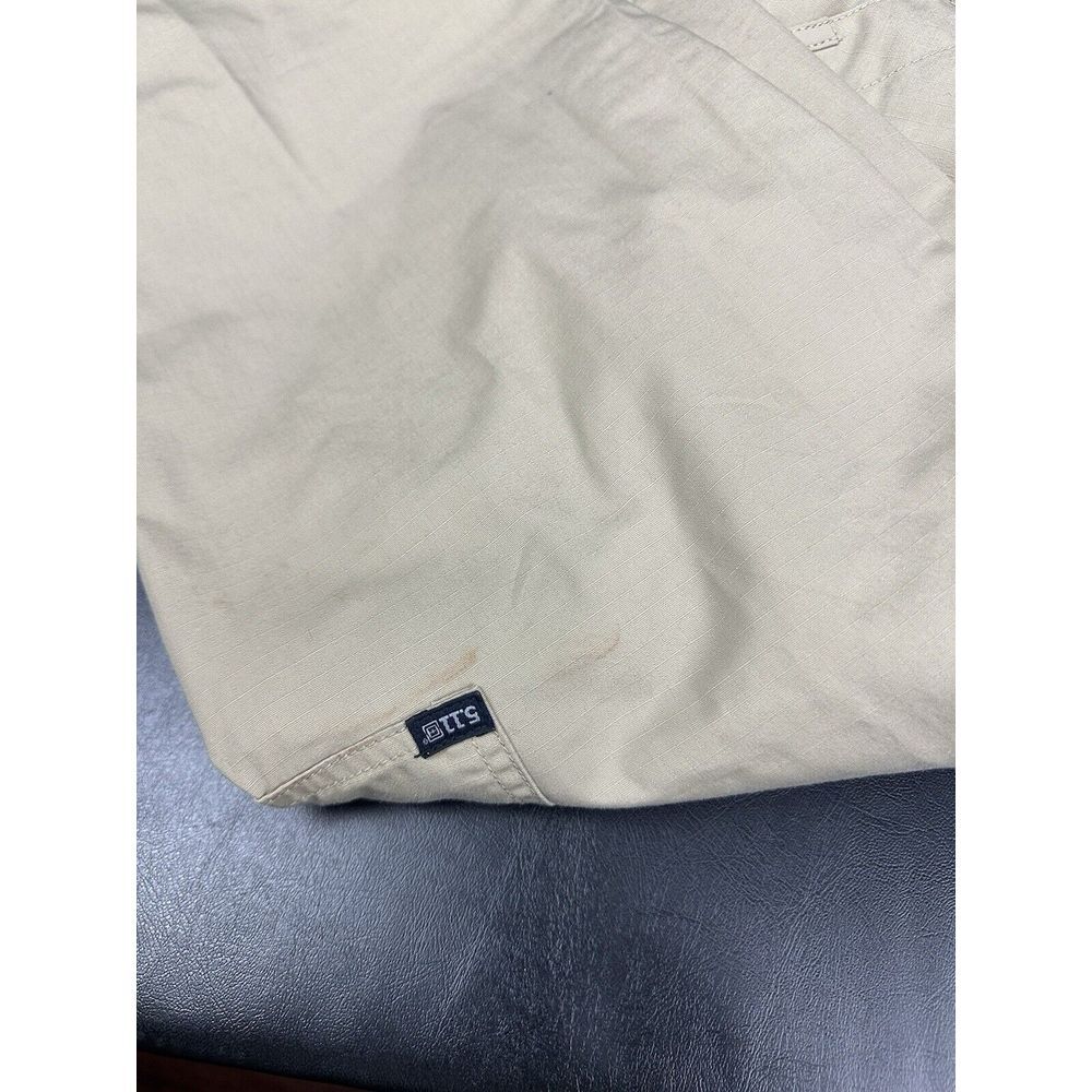 5.11 Tactical Pants Cargo TLBLIN-4389-1 Waist 32x27 Brown Beige Womens Youth Men - Picture 5 of 15